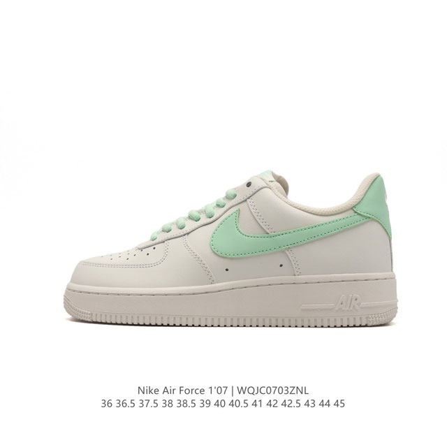 公司级 Af1耐克 Nike Air Force 1 ‘07 Low 空军一号 厚底增高百搭运动板鞋 原楦头原纸板 打造纯正空军版型，专注外贸渠道 全掌内置蜂窝