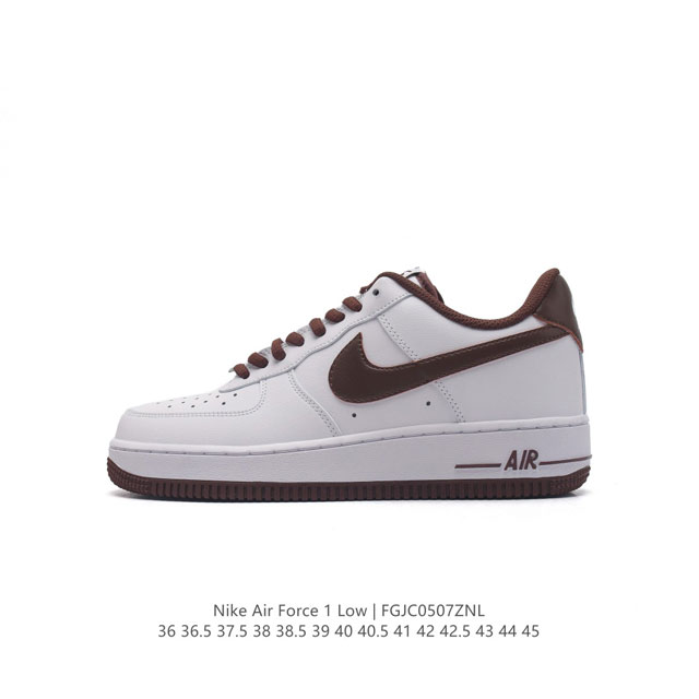 公司级 Af1耐克 Nike Air Force 1 ‘07 Low 空军一号 厚底增高百搭运动板鞋 原楦头原纸板 打造纯正空军版型，专注外贸渠道 全掌内置蜂窝