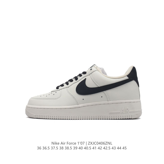 公司级 Af1耐克 Nike Air Force 1 ‘07 Low 空军一号 厚底增高百搭运动板鞋 原楦头原纸板 打造纯正空军版型，专注外贸渠道 全掌内置蜂窝