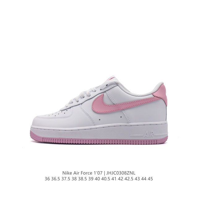 公司级 Af1耐克 Nike Air Force 1 ‘07 Low 空军一号 2024年新年款 厚底增高百搭运动板鞋 原楦头原纸板 打造纯正空军版型，专注外贸