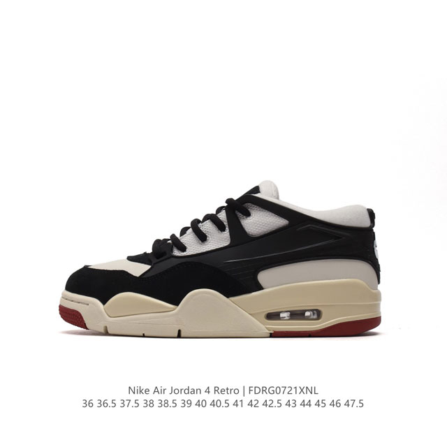 公司级 耐克 Nike Air Jordan 4 Retro Og迈克尔 乔丹aj4代乔4 低帮复古休闲运动文化篮球鞋。秉承轻量化的速度型篮球鞋设计思想完成设计 - 点击图像关闭