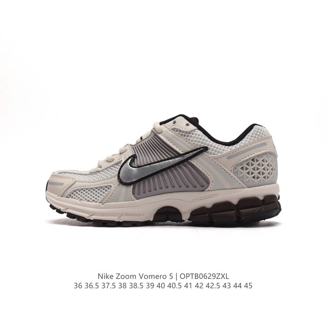 Nike 耐克夏季 Zoom Vomero 5 运动鞋休闲训练跑步鞋。Nike Zoom Vomero 5 男女子运动鞋妥帖包覆足部，提供透气支撑效果。耐穿材料 - 点击图像关闭