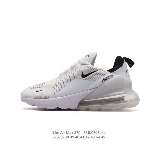 耐克 Nike Air Max 270 后半掌气垫缓震运动鞋时尚男女士跑步鞋 。作为 Nike 休闲型 Air Max 鞋款，Nike Air Max 270 - 点击图像关闭