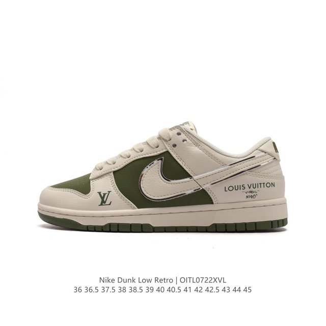 耐克 Nike Sb Dunk Low Pro 男女同款运动鞋复古板鞋，路易威登联名 尽情迈步，彰显个性风采。采用柔软皮革鞋面，经久耐穿，塑就如元年款 Dunk - 点击图像关闭