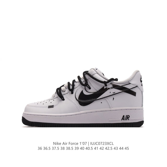 公司级 Af1耐克 Nike Air Force 1 ‘07 Low 空军一号 解构绑带 双鞋带 厚底增高百搭运动板鞋 原楦头原纸板 打造纯正空军版型，专注外贸