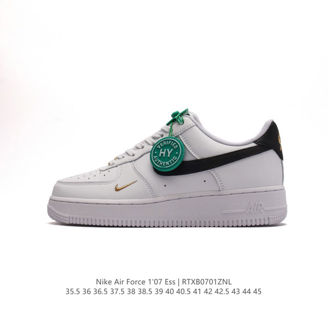 公司级 附赠送logo清洁刷 Af1耐克 Nike Air Force 1 ‘07 Low 空军一号厚底增高百搭休闲运动板鞋 原楦头原纸板 打造纯正空军版型，专