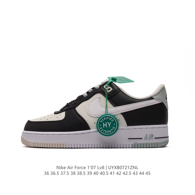 公司级 附赠送logo清洁刷 Af1耐克 Nike Air Force 1 ‘07 Low 空军一号厚底增高百搭休闲运动板鞋 路易威登联名 原楦头原纸板 打造纯