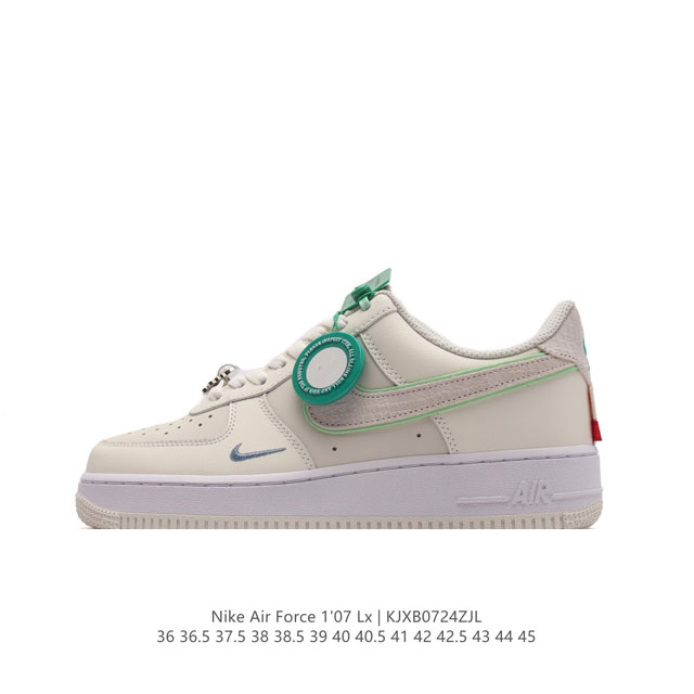 公司级 附赠送logo清洁刷 Af1耐克 Nike Air Force 1 ‘07 Low 空军一号厚底增高百搭休闲运动板鞋 路易威登联名 原楦头原纸板 打造纯 - 点击图像关闭