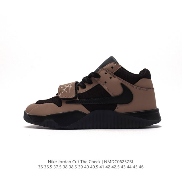 头层皮 耐克nike Wmns Air Jordan Cut The Check 时尚倒钩运动鞋aj1乔丹一代低帮经典复古文化休闲运动篮球鞋板鞋，当红美潮,设计