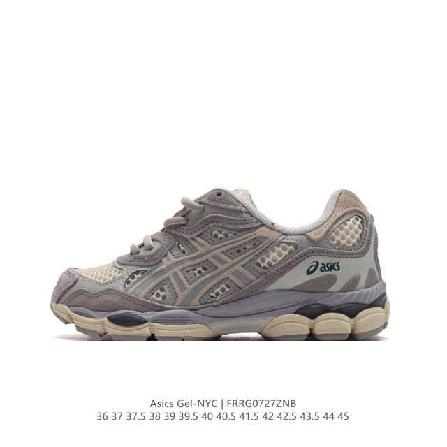 Asicsgel-Nyc复古单品 亚瑟士asicstiger 新款休闲鞋 厚底街头运动休闲鞋，Asics亚瑟士推出全新gel-Nyc，彰显纽约都市活力。这次的新