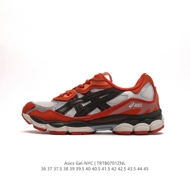 Asicsgel-Nyc复古单品 亚瑟士asicstiger 新款休闲鞋 厚底街头运动休闲鞋，Asics亚瑟士推出全新gel-Nyc，彰显纽约都市活力。这次的新